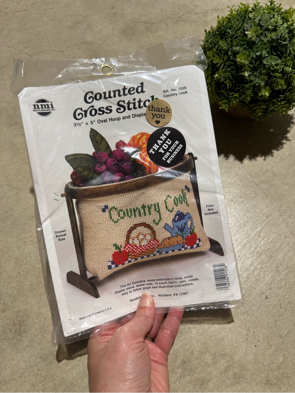 Needle Magic NEW Country Cook Counted Cross Stitch Kit